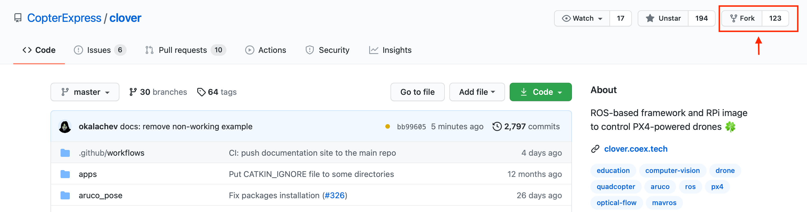 GitHub Fork