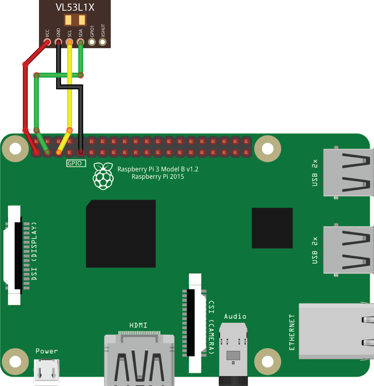 Connecting VL53L1X