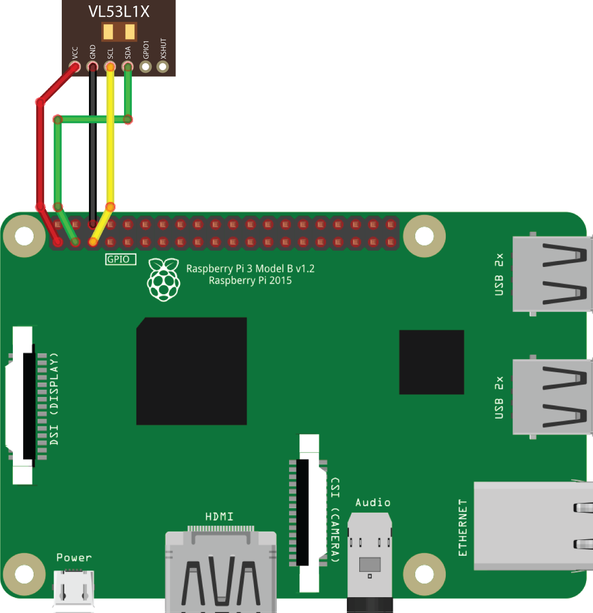 Connecting VL53L1X